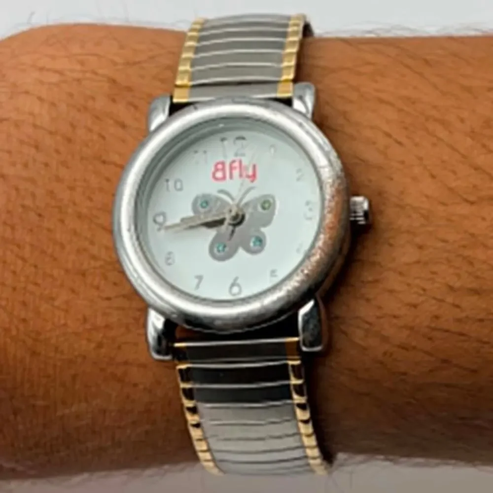 Silver Butterfly Watch